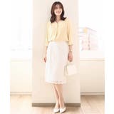 スパンコールレースタイトスカート/洗える | OFUON | 詳細画像5 