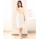 スパンコールレースタイトスカート/洗える | OFUON | 詳細画像6 