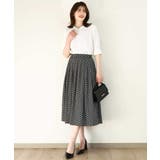 ビットプリントスカート/洗える | OFUON | 詳細画像13 