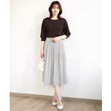 ビットプリントスカート/洗える | OFUON | 詳細画像14 