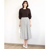 ビットプリントスカート/洗える | OFUON | 詳細画像15 