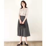 ビットプリントスカート/洗える | OFUON | 詳細画像9 