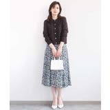 レトロフラワープリントスカート/洗える | OFUON | 詳細画像15 