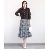 レトロフラワープリントスカート/洗える | OFUON | 詳細画像16 