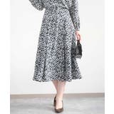 レトロフラワープリントスカート/洗える | OFUON | 詳細画像2 