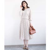 レトロフラワープリントスカート/洗える | OFUON | 詳細画像21 