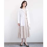 レトロフラワープリントスカート/洗える | OFUON | 詳細画像24 