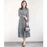 レトロフラワープリントスカート/洗える | OFUON | 詳細画像5 