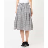 カラースクエアプリントタックスカート/洗える | OFUON | 詳細画像13