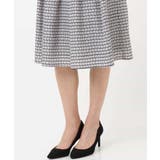 カラースクエアプリントタックスカート/洗える | OFUON | 詳細画像18