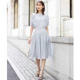 カラースクエアプリントタックスカート/洗える | OFUON | 詳細画像4