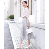 小花柄タックギャザースカート/洗える | OFUON | 詳細画像24 