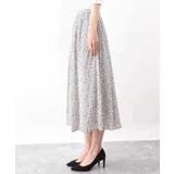 小花柄タックギャザースカート/洗える | OFUON | 詳細画像26 