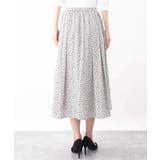 小花柄タックギャザースカート/洗える | OFUON | 詳細画像27 