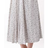 小花柄タックギャザースカート/洗える | OFUON | 詳細画像32 