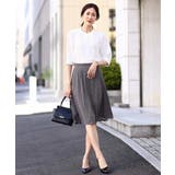 幾何柄フレアースカート/洗える | OFUON | 詳細画像11 