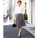 幾何柄フレアースカート/洗える | OFUON | 詳細画像12 