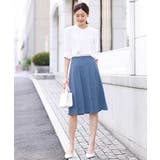 幾何柄フレアースカート/洗える | OFUON | 詳細画像7 