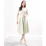 フロッキープリントタックスカート | OFUON | 詳細画像15 