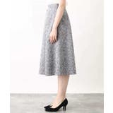 フロッキープリントタックスカート | OFUON | 詳細画像38 