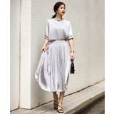 サテンプリーツ加工フレアースカート/洗える | OFUON | 詳細画像11 