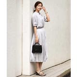 サテンプリーツ加工フレアースカート/洗える | OFUON | 詳細画像12 