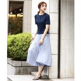 サテンプリーツ加工フレアースカート/洗える | OFUON | 詳細画像24 