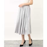 サテンプリーツ加工フレアースカート/洗える | OFUON | 詳細画像36 
