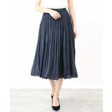 サテンプリーツ加工フレアースカート/洗える | OFUON | 詳細画像38 