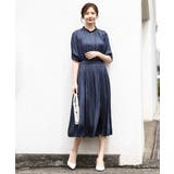 サテンプリーツ加工フレアースカート/洗える | OFUON | 詳細画像6 