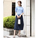 サテンプリーツ加工フレアースカート/洗える | OFUON | 詳細画像7 