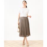 楊柳ラメタックギャザースカート/洗える | OFUON | 詳細画像10 