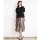 楊柳ラメタックギャザースカート/洗える | OFUON | 詳細画像2 