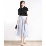 ドットジャガードフレアースカート/UVカット/洗える | OFUON | 詳細画像10 