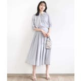 ドットジャガードフレアースカート/UVカット/洗える | OFUON | 詳細画像11 