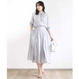 ドットジャガードフレアースカート/UVカット/洗える | OFUON | 詳細画像13 