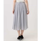 ドットジャガードフレアースカート/UVカット/洗える | OFUON | 詳細画像18 