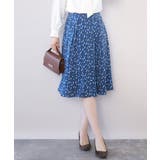 総柄フレアースカート/洗える/WEB限定サイズあり | OFUON | 詳細画像1 