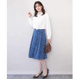 総柄フレアースカート/洗える/WEB限定サイズあり | OFUON | 詳細画像16 
