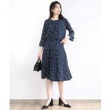 総柄フレアースカート/洗える/WEB限定サイズあり | OFUON | 詳細画像2 