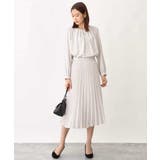 幾何ドット柄プリーツスカート/洗える | OFUON | 詳細画像10 