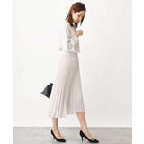 幾何ドット柄プリーツスカート/洗える | OFUON | 詳細画像12 