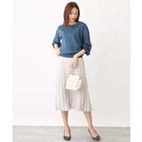 幾何ドット柄プリーツスカート/洗える | OFUON | 詳細画像15 