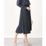 幾何ドット柄プリーツスカート/洗える | OFUON | 詳細画像2 