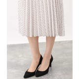 幾何ドット柄プリーツスカート/洗える | OFUON | 詳細画像20 