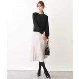 幾何ドット柄プリーツスカート/洗える | OFUON | 詳細画像31 