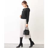 幾何ドット柄プリーツスカート/洗える | OFUON | 詳細画像33 