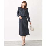 幾何ドット柄プリーツスカート/洗える | OFUON | 詳細画像6 