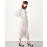 幾何ドット柄プリーツスカート/洗える | OFUON | 詳細画像9 