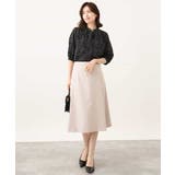 [セットアップ対応]タックディティールスカート/洗える | OFUON | 詳細画像3 